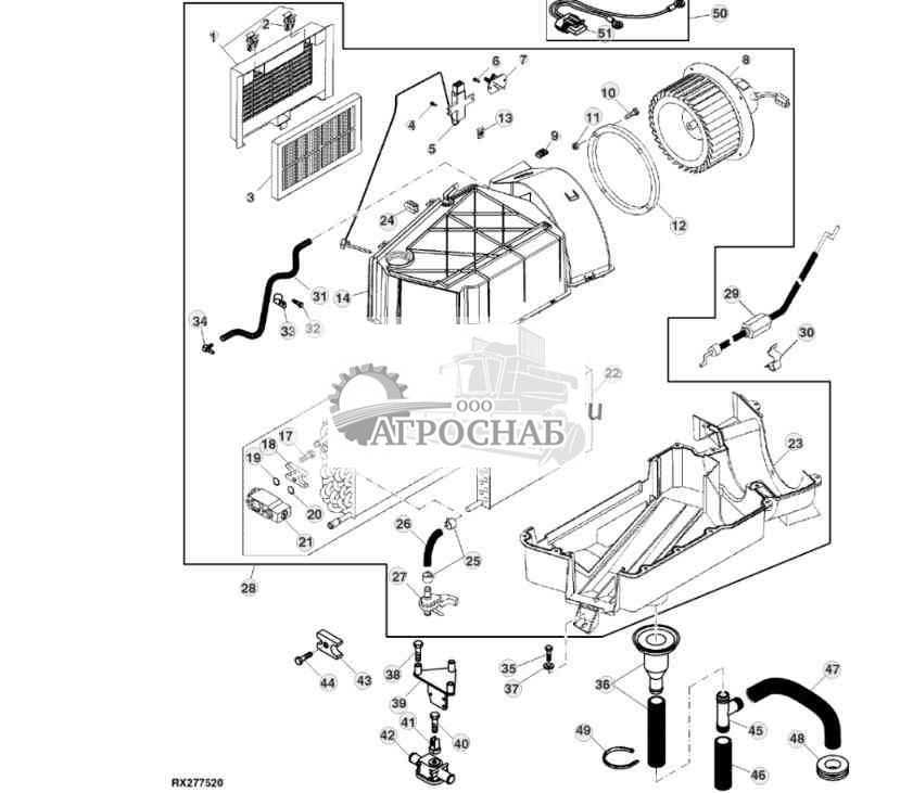 HeaterAir Conditioning Module Assembly 